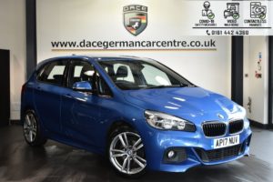 Used 2017 BLUE BMW 2 SERIES ACTIVE TOURER Hatchback 2.0 218D M SPORT 5DR AUTO 148 BHP (reg. 2017-06-30) for sale in Bolton