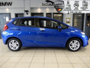 Used 2017 BLUE HONDA JAZZ Hatchback 1.3 I-VTEC SE NAVI 5d 101 BHP (reg. 2017-05-26) for sale in Hazel Grove