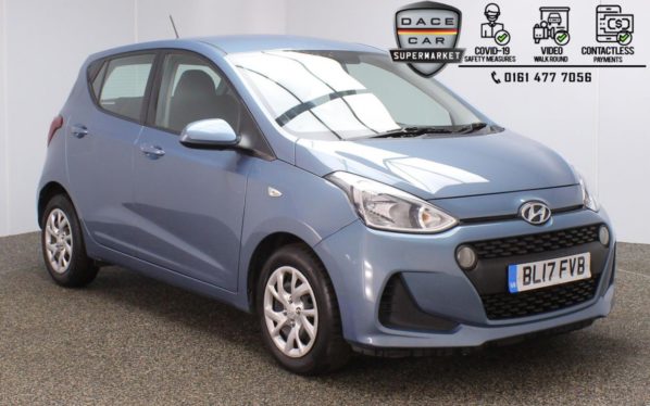 Used 2017 BLUE HYUNDAI I10 Hatchback 1.0 SE 5DR 1 OWNER 65 BHP (reg. 2017-06-13) for sale in Stockport