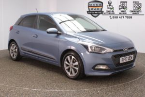 Used 2017 BLUE HYUNDAI I20 Hatchback 1.4 CRDI PREMIUM NAV 5DR 89 BHP (reg. 2017-06-30) for sale in Stockport