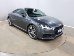 Used 2017 GREY AUDI TT Coupe 2.0 TFSI S LINE 2d AUTO 227 BHP (reg. 2017-05-16) for sale in Manchester
