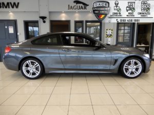 Used 2017 GREY BMW 4 SERIES Coupe 2.0 430I M SPORT 2d AUTO 248 BHP (reg. 2017-03-14) for sale in Hazel Grove