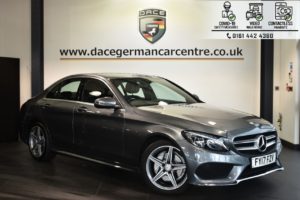 Used 2017 GREY MERCEDES-BENZ C-CLASS Saloon 2.1 C 220 D AMG LINE 4DR AUTO 170 BHP (reg. 2017-03-17) for sale in Bolton