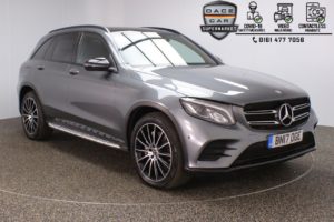 Used 2017 GREY MERCEDES-BENZ GLC-CLASS 4x4 2.1 GLC 250 D 4MATIC AMG LINE PREMIUM PLUS 5DR AUTO 201 BHP (reg. 2017-04-13) for sale in Stockport