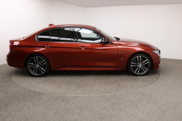 Used 2017 ORANGE BMW 3 SERIES Saloon 2.0 330E M SPORT SHADOW EDITION 4d ...