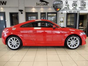 Used 2017 RED AUDI TT Coupe 2.0 TFSI QUATTRO SPORT 2d AUTO 227 BHP (reg. 2017-02-17) for sale in Hazel Grove