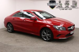 Used 2017 RED MERCEDES-BENZ CLA Coupe 2.1 CLA 200 D SPORT 4d AUTO 134 BHP (reg. 2017-08-09) for sale in Manchester