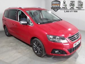 Used 2017 RED SEAT ALHAMBRA MPV 2.0 TDI ECOMOTIVE CONNECT 5DR 1 OWNER 150 BHP (reg. 2017-05-31) for sale in Stockport