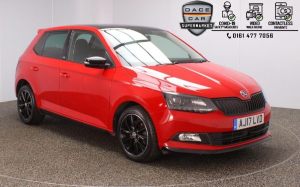 Used 2017 RED SKODA FABIA Hatchback 1.0 MONTE CARLO TSI 5DR 1 OWNER 109 BHP (reg. 2017-07-17) for sale in Stockport