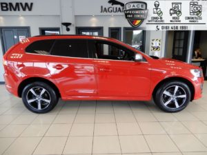 Used 2017 RED VOLVO XC60 Estate 2.0 D4 R-DESIGN NAV 5d AUTO 188 BHP (reg. 2017-01-19) for sale in Hazel Grove