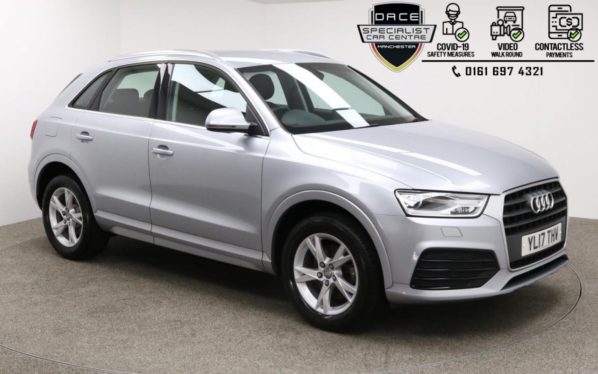 Used 2017 SILVER AUDI Q3 Estate 1.4 TFSI SPORT 5d 148 BHP (reg. 2017-06-23) for sale in Manchester