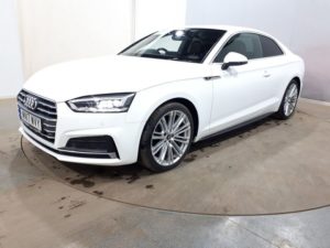 Used 2017 WHITE AUDI A5 Coupe 2.0 TDI S LINE 2d AUTO 188 BHP (reg. 2017-05-19) for sale in Manchester