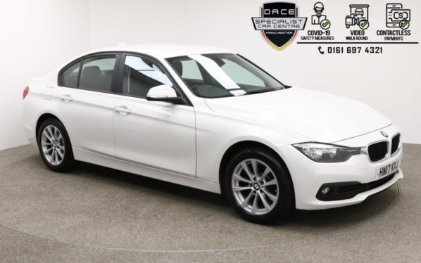 Used 2017 WHITE BMW 3 SERIES Saloon 2.0 318D SE 4DR 1 OWNER 148 BHP (reg. 2017-05-16) for sale in Manchester