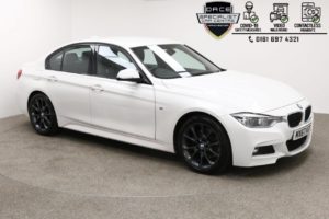 Used 2017 WHITE BMW 3 SERIES Saloon 3.0 330D M SPORT 4d AUTO 255 BHP (reg. 2017-09-21) for sale in Manchester
