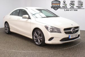 Used 2017 WHITE MERCEDES-BENZ CLA Coupe 2.1 CLA 200 D SPORT 4DR 1 OWNER 134 BHP (reg. 2017-05-31) for sale in Stockport