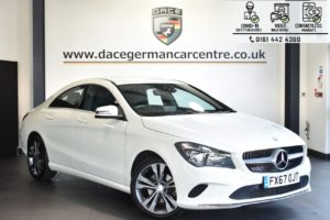 Used 2017 WHITE MERCEDES-BENZ CLA Coupe 2.1 CLA 200 D SPORT 4DR 134 BHP (reg. 2017-09-08) for sale in Bolton