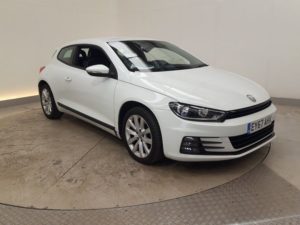 Used 2017 WHITE VOLKSWAGEN SCIROCCO Coupe 2.0 TDI BLUEMOTION TECHNOLOGY 2d 148 BHP (reg. 2017-09-13) for sale in Manchester