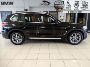 Used 2018 BLACK BMW X3 Estate 2.0 XDRIVE20D XLINE 5d AUTO 188 BHP (reg. 2018-04-13) for sale in Hazel Grove