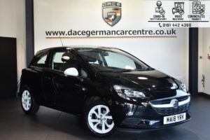 Used 2018 BLACK VAUXHALL CORSA Hatchback 1.4 STING 3DR 74 BHP (reg. 2018-03-30) for sale in Bolton