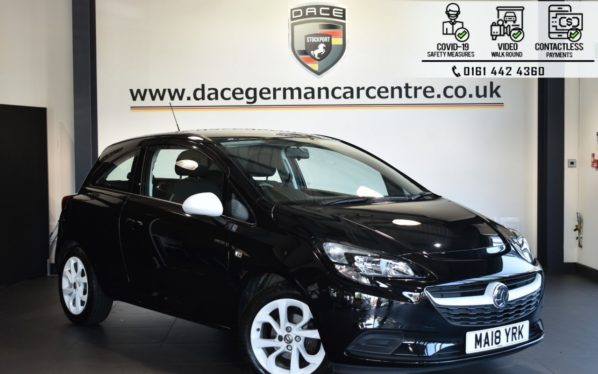 Used 2018 BLACK VAUXHALL CORSA Hatchback 1.4 STING 3DR 74 BHP (reg. 2018-03-30) for sale in Bolton