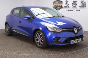 Used 2018 BLUE RENAULT CLIO Hatchback 0.9 URBAN NAV TCE 5DR 89 BHP (reg. 2018-07-31) for sale in Stockport
