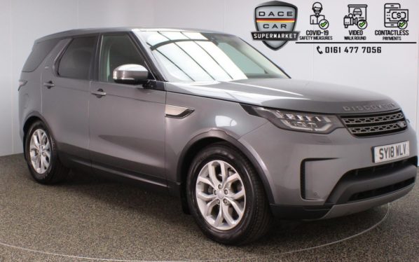 Used 2018 GREY LAND ROVER DISCOVERY 4x4 3.0 COMMERCIAL TD6 SE 5DR 1 OWNER AUTO 255 BHP (reg. 2018-07-30) for sale in Stockport