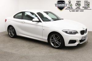 Used 2018 WHITE BMW 2 SERIES Coupe 1.5 218I M SPORT 2d 134 BHP (reg. 2018-10-31) for sale in Manchester