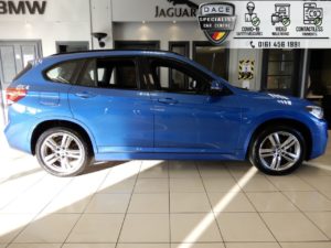 Used 2019 BLUE BMW X1 Estate 1.5 SDRIVE18I M SPORT 5d 139 BHP (reg. 2019-05-15) for sale in Hazel Grove