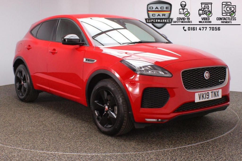 Used 2019 RED JAGUAR E-PACE 4x4 2.0 R-DYNAMIC S 5DR 1 OWNER AUTO 148 BHP (reg. 2019-05-22) for sale in Stockport