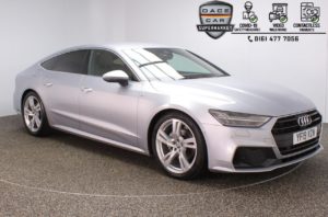 Used 2019 SILVER AUDI A7 Hatchback 2.0 SPORTBACK TDI S LINE 5DR 1 OWNER AUTO 202 BHP (reg. 2019-04-26) for sale in Stockport