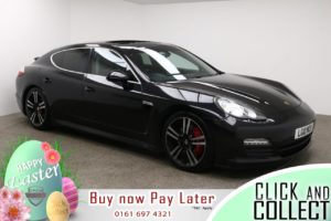 Used 2010 BLACK PORSCHE PANAMERA Hatchback 4.8 S PDK 5d AUTO 400 BHP (reg. 2010-03-27) for sale in Manchester