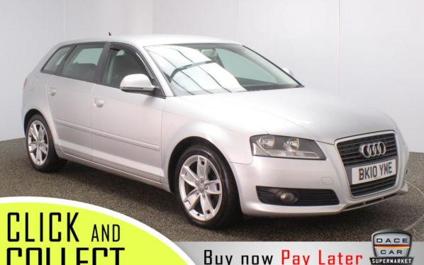 Used 2010 SILVER AUDI A3 Hatchback 2.0 TDI SPORT 5DR 168 BHP (reg. 2010-05-04) for sale in Stockport