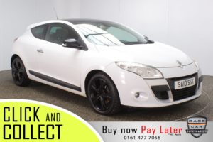 Used 2010 WHITE RENAULT MEGANE Coupe 1.5 DYNAMIQUE DCI 3DR LOW MILEAGE 106 BHP (reg. 2010-03-31) for sale in Stockport