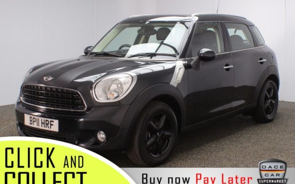 Used 2011 BLACK MINI COUNTRYMAN Hatchback 1.6 ONE D 5DR 90 BHP (reg. 2011-08-19) for sale in Stockport