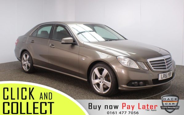 Used 2011 GREY MERCEDES-BENZ E-CLASS Saloon 2.1 E200 CDI BLUEEFFICIENCY SE EDITION 125 4DR AUTO 136 BHP (reg. 2011-09-22) for sale in Stockport