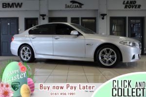 Used 2011 SILVER BMW 5 SERIES Saloon 2.0 520D M SPORT 4d 181 BHP (reg. 2011-04-19) for sale in Hazel Grove