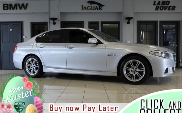 Used 2011 SILVER BMW 5 SERIES Saloon 2.0 520D M SPORT 4d 181 BHP (reg. 2011-04-19) for sale in Hazel Grove