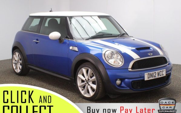 Used 2012 BLUE MINI HATCH COOPER Hatchback 1.6 COOPER S CHILI PACK 3DR 184 BHP (reg. 2012-05-24) for sale in Stockport