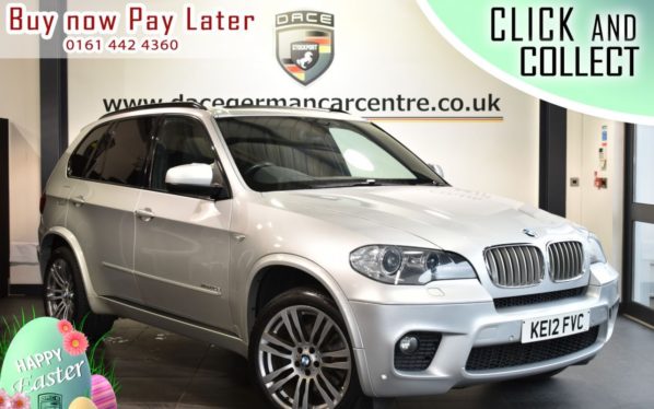 Used 2012 SILVER BMW X5 Estate 3.0 XDRIVE40D M SPORT 5DR 302 BHP [7 SEATER] (reg. 2012-08-24) for sale in Bolton