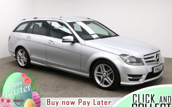 Used 2012 SILVER MERCEDES-BENZ C-CLASS Estate 2.1 C220 CDI BLUEEFFICIENCY AMG SPORT 5d AUTO 168 BHP (reg. 2012-11-22) for sale in Manchester