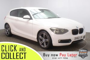 Used 2012 WHITE BMW 1 SERIES Hatchback 1.6 116I SPORT 3DR 135 BH+ FULL SERVICE HSITORY (reg. 2012-10-15) for sale in Stockport