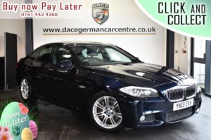 Used 2013 BLACK BMW 5 SERIES Saloon 3.0 530D M SPORT 4DR AUTO 255 BHP (reg. 2013-03-13) for sale in Bolton