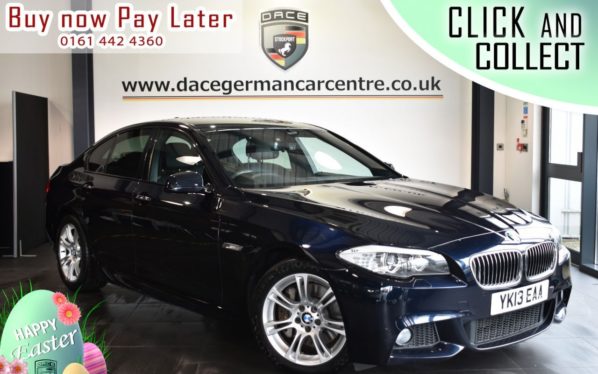Used 2013 BLACK BMW 5 SERIES Saloon 3.0 530D M SPORT 4DR AUTO 255 BHP (reg. 2013-03-13) for sale in Bolton