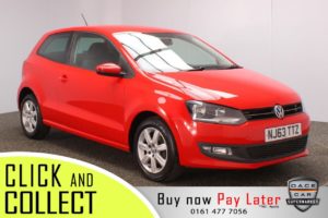 Used 2013 RED VOLKSWAGEN POLO Hatchback 1.2 MATCH EDITION 3DR 59 BHP (reg. 2013-09-19) for sale in Stockport