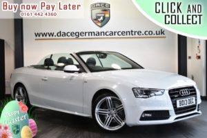 Used 2013 WHITE AUDI A5 Convertible 3.0 TDI QUATTRO S LINE SPECIAL EDITION 2DR 242 BHP (reg. 2013-06-24) for sale in Bolton