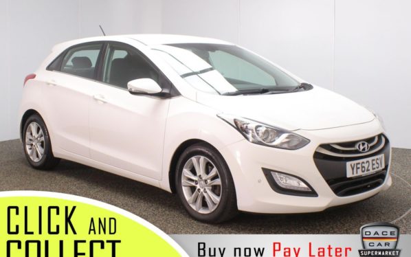 Used 2013 WHITE HYUNDAI I30 Hatchback 1.6 STYLE CRDI 5DR AUTO 109 BHP (reg. 2013-01-08) for sale in Stockport