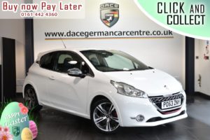 Used 2013 WHITE PEUGEOT 208 Hatchback 1.6 THP GTI 3DR 200 BHP (reg. 2013-09-13) for sale in Bolton