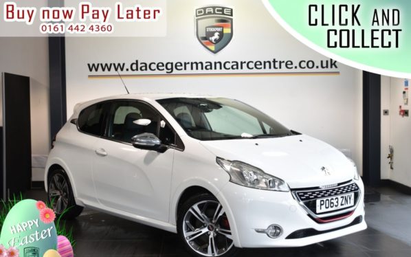 Used 2013 WHITE PEUGEOT 208 Hatchback 1.6 THP GTI 3DR 200 BHP (reg. 2013-09-13) for sale in Bolton