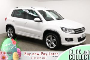 Used 2013 WHITE VOLKSWAGEN TIGUAN 4x4 2.0 R LINE TDI BLUEMOTION TECHNOLOGY 4MOTION 5d 139 BHP (reg. 2013-09-04) for sale in Manchester