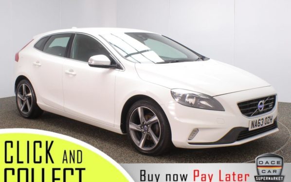 Used 2013 WHITE VOLVO V40 Hatchback 1.6 D2 R-DESIGN 5DR 113 BHP (reg. 2013-11-13) for sale in Stockport